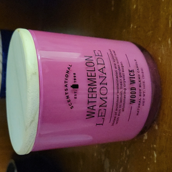Other - Watermelon Lemonade Wood Wick Candle. NWT